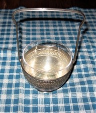 ANCIEN SUCRIER, CONFITURIER  METAL  ARGENTE  - ANNEES 30