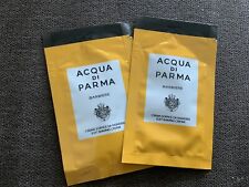 ACQUA DI PARMA: 2 ÉCHANTILLONS CRÈME DE RASAGE, PRATIQUES POUR LE VOYAGE !