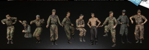Lot figurines en - 1:35,