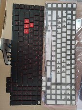 CLAVIER FRANÇAIS AZERTY POUR HP OMEN 17-AN retroéclairée une touche cassée