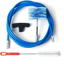 BARETTO - KIT Nettoyage Tubes Poêle Pellets 3/6 M + 1 Brosse FLEX 80 mm