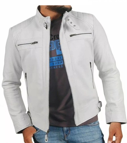 Blouson motard cuir - motard, en