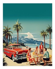 Affiche d'art mural scène de