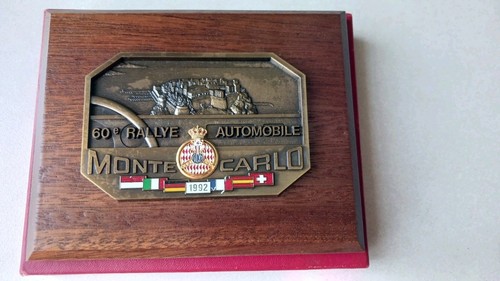 Plaque 60eme rallye - plaque,