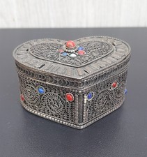 Boite à bijoux cœur en