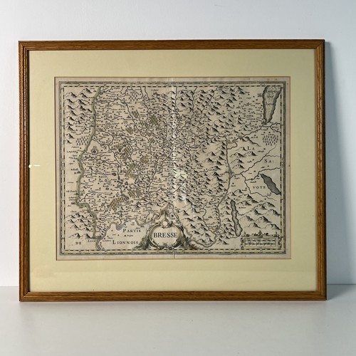 Carte bresse gravure - de,