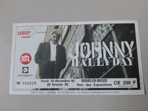 Place ticket billet - ticket, concert