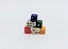 6 dés à jouer  miniature