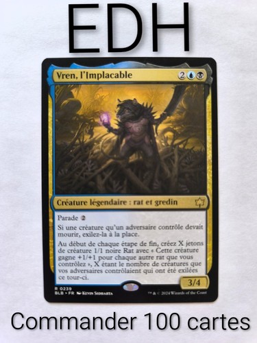 Mtg commander deck rats vrenn - commander,