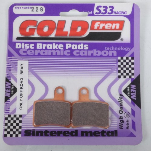 Plaquette frein gold - plaquette, fren