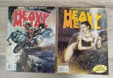 lot de 2 revue magazine adulte erotique - HEAVY METAL november 1998 + march 2002