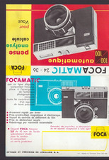 LEVALLOIS-PERRET & CHATEAUDUN (92 / 28) APPAREILS PHOTOS FOCA "FOCAMATIC" Tract