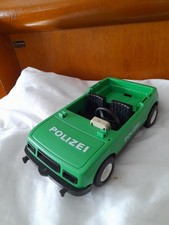  Ancien Jouet Playmobil Véhicule Voiture Police Verte Polizei 1976 