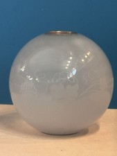 ANCIEN GLOBE EN VERRE CERCLAGE