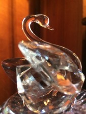 Cygne cristal taillé