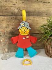 1125⚜️ Ancien Jouet Pantin Bonhomme Épouvantail Fisher Price Année 1978 Vintage