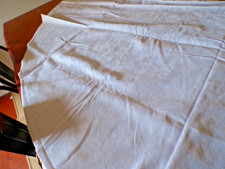 Nappe blanche  en coton blanc