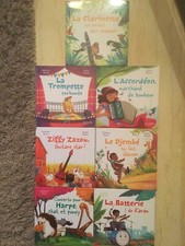 K. PANCOL: LOT DE 3 PETITS LIVRES ENFANTS THÈME MUSIQUE, IDÉAL HISTOIRES DU SOIR