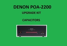 Amplificateur stéréo DENON POA-2200 KIT de réparation - tous les condensateurs