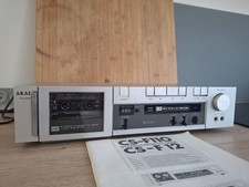 Superbe Platine Cassette akai CS-F110 Vintage Tape Deck + Notice