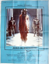 JESUS DE NAZARETH Zeffirelli - Affiche originale French 1977 poster / 120x160 cm
