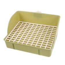  Bac à litière rectangulaire pour lapin : petit bac à litière pour animaux de