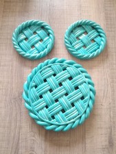 Vallauris Céramique Tressée DLG Massier dessous de table 2 sous bouteille