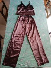 L'ensemble Pyjama Marron Taille XS '34' Sans Marque Générique Femme Occasion