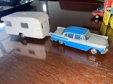 Norev Simca Chambord + Caravane Norev Digue Et Compagnie.