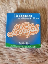 12 CAPSULES DE RECHANGE FAMILIA WISS TERRINE 350 500 750 1000 LE PARFAIT 100 mm