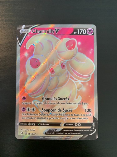 Carte pokémon charmilly - carte, v