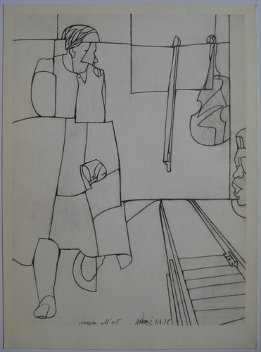 Adami valerio lithographie - valerio,