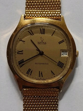 montre  Homme  des Années 80  Helva Automatic Swiss Made Fonctionne