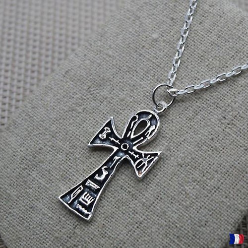Pendentif ankh argent 925 - ankh,