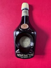 Ancien Cendrier Publicitaire Liqueur Bénédictine verre ambré