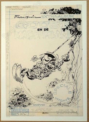 Affiche franquin guust - affiche, de