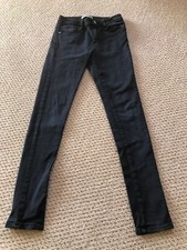 Zara Girl's stretchy jeans black  Size 11 / 12