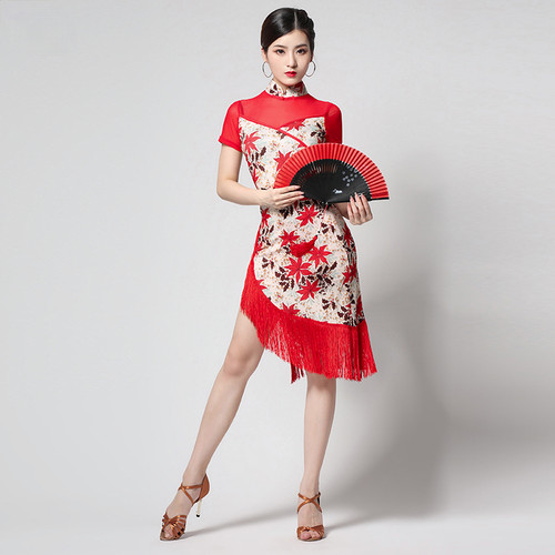 Femme floral latin robe - latin,