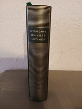 A-69 Livre  La Pléiade Stendhal "Œuvres Intimes"