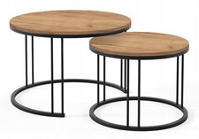 Table basse ronde 2 en 1 ROXY