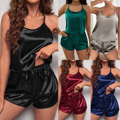 Ensemble pyjama sexy satin - pyjama,