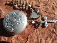 Petit chapelet pate de verre