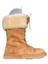 Authentique Bottes Daim Camel