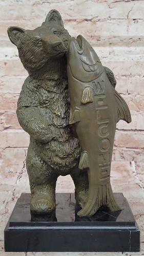 Sculpture ours bronze - sculpture,