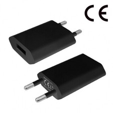 2 Chargeurs Rapide USB Adaptateurs de Prise Universel 5W 5V 1A Neuf