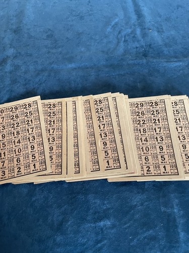 Lot tickets rationnement - tickets, de