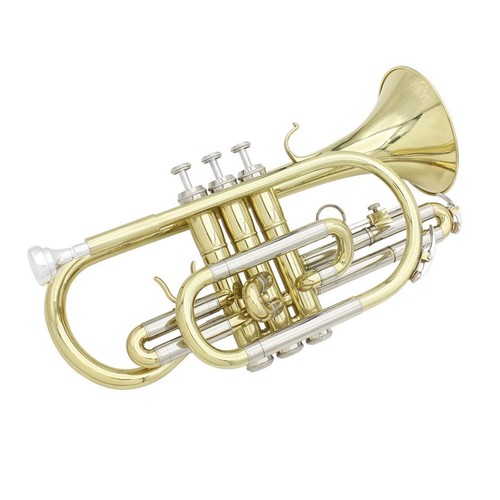 Cornet avec étui laiton - cornet,