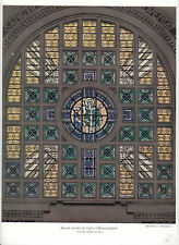 Publicité ancienne grande verrière de l'église d'Hénin 1933 issue de magazine