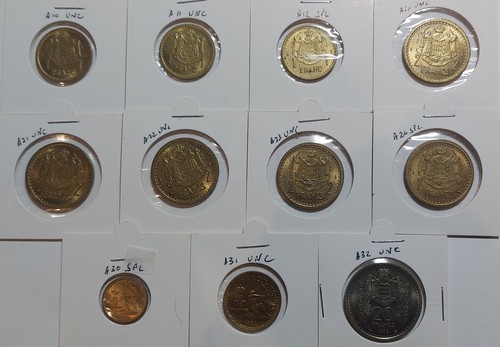 Monaco centimes 20 - 50,