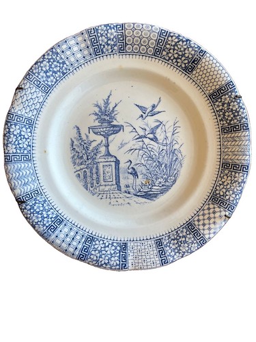 Assiette ancienne g - assiette,